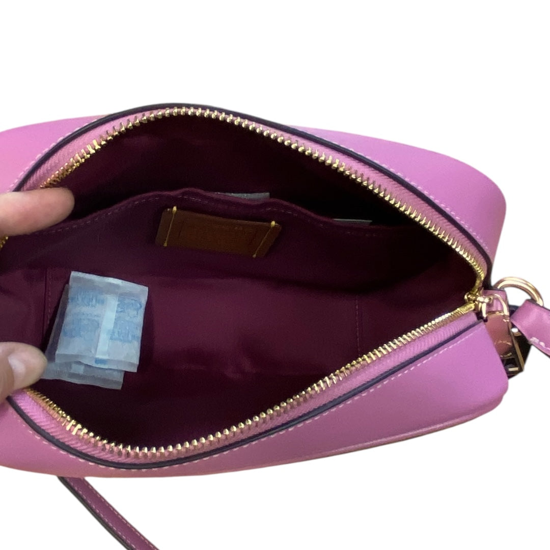 Handbag Designer By Coach In Brown & Pink, Size:Small