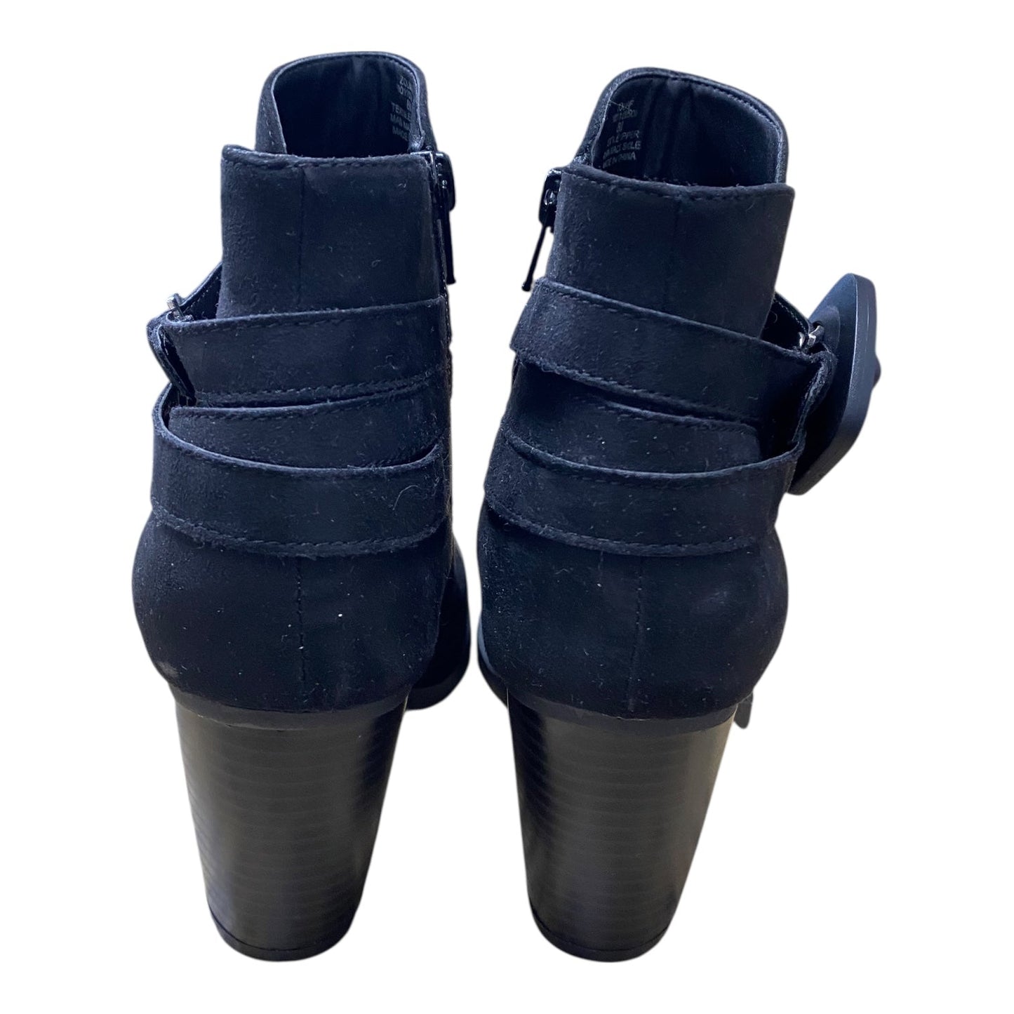 Boots Ankle Heels By Style And Company In Black, Size:8