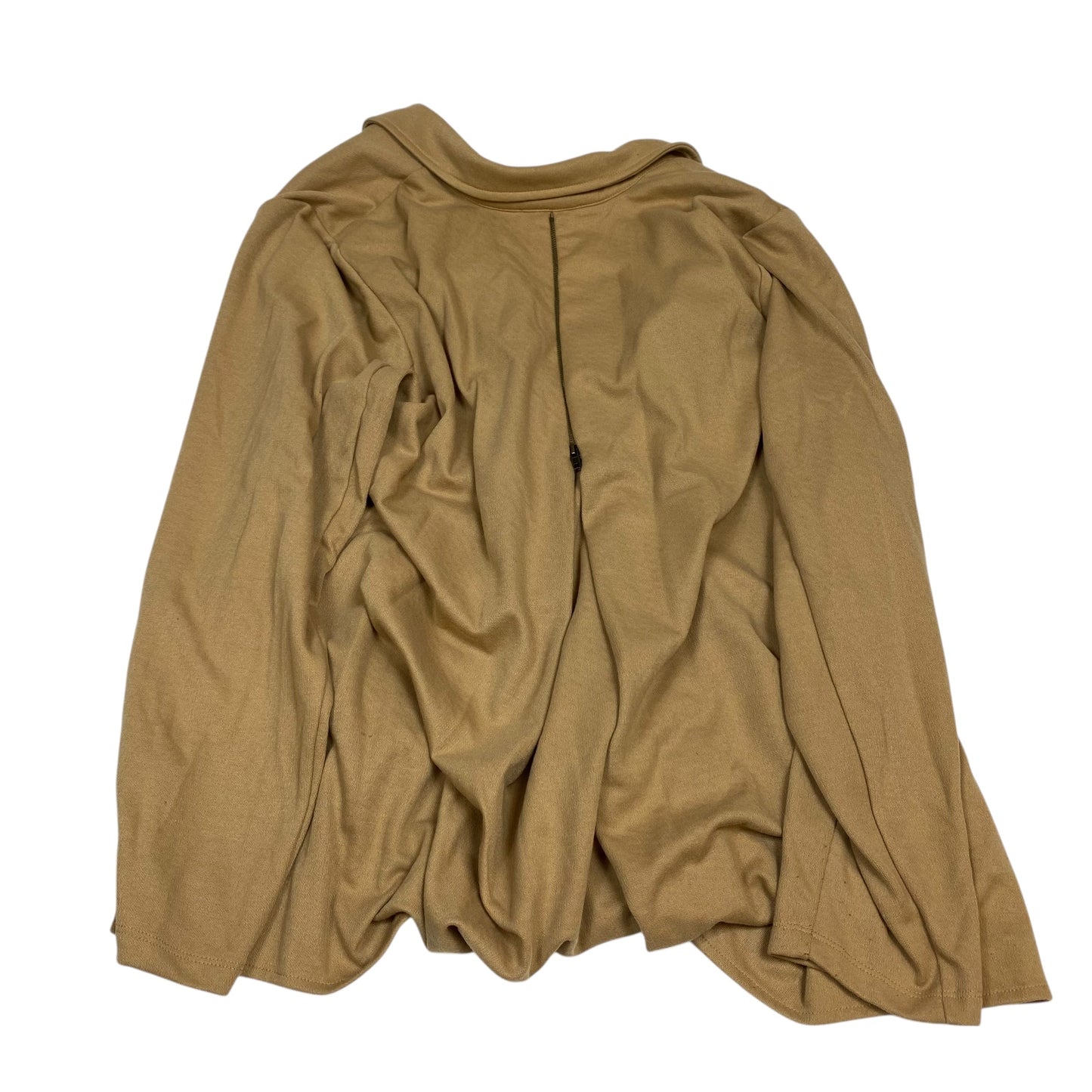 Blazer By Justfab In Tan, Size:3X
