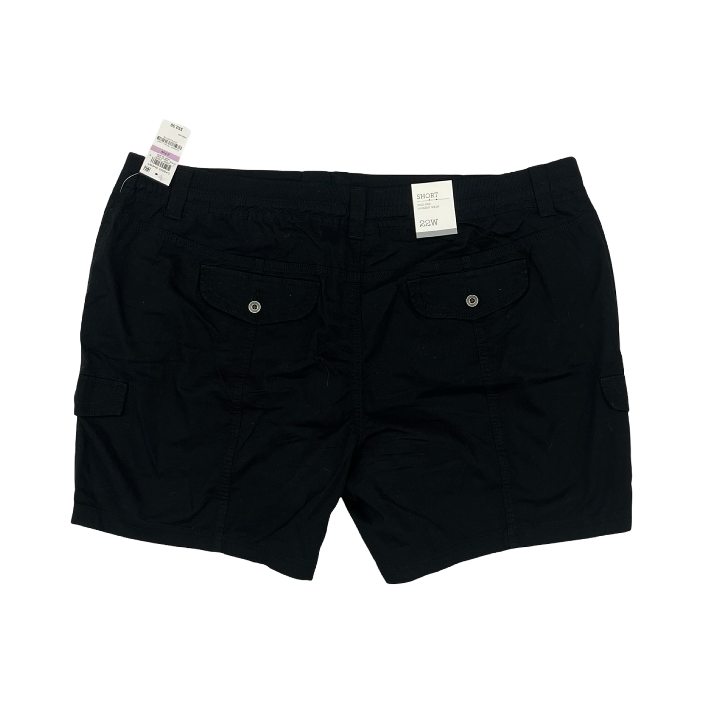 Shorts By Style And Company In Black, Size:22