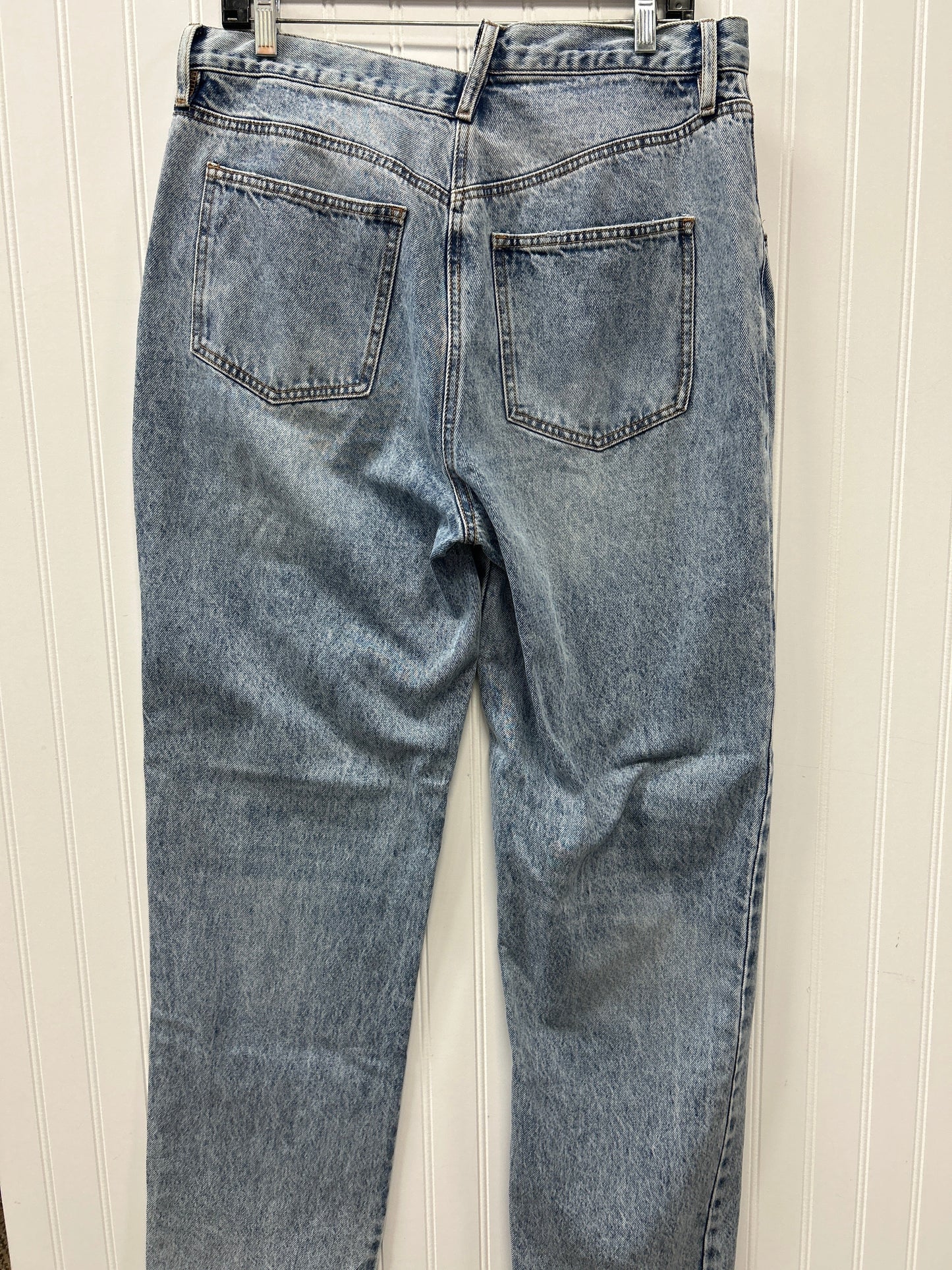 Jeans Wide Leg By Fashion Nova In Blue Denim, Size:10