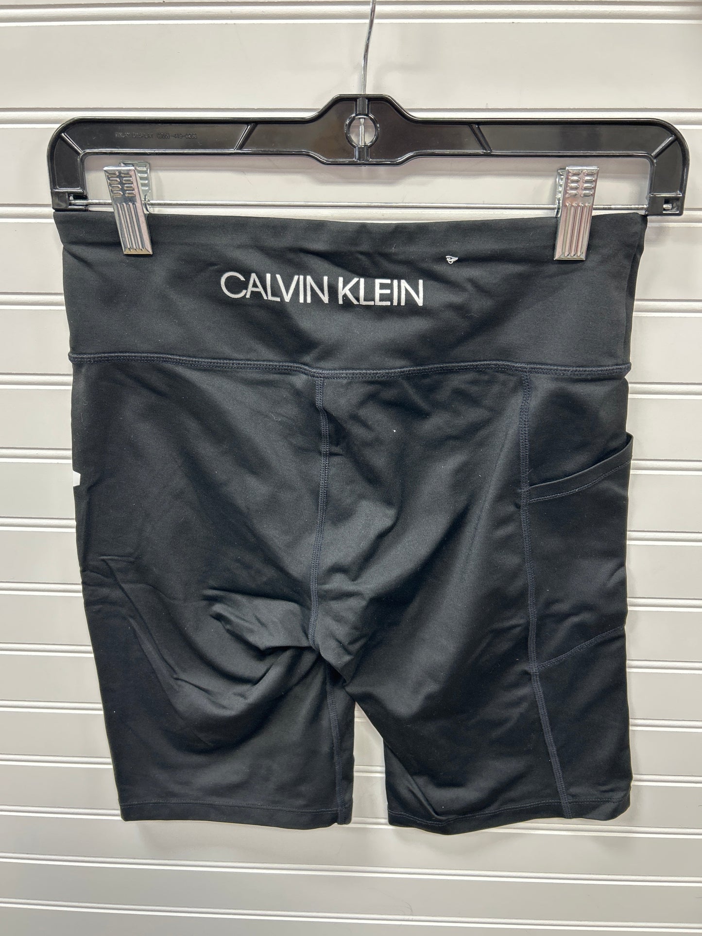 Athletic Shorts By Calvin Klein In Black, Size:M