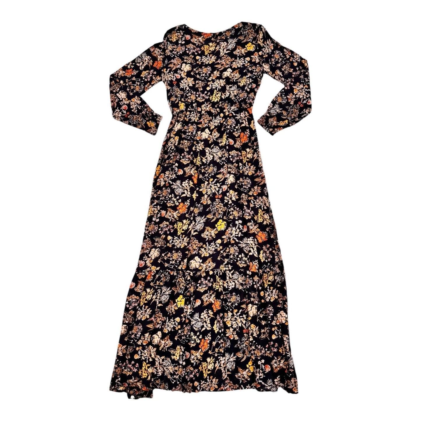 Dress Casual Maxi By Relativity In Multi, Size:S
