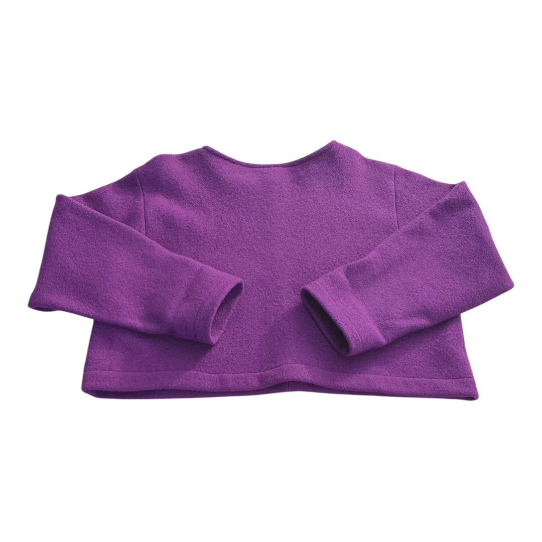 Sweater Designer By Eileen Fisher In Purple, Size:L