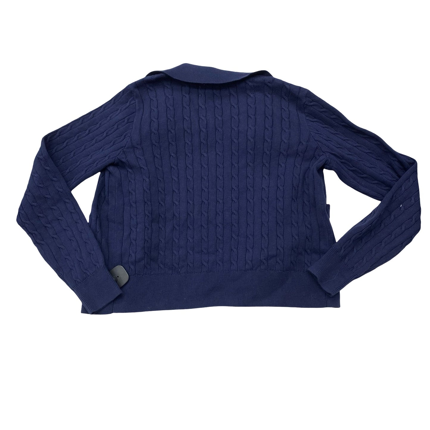 Sweater Cardigan By Hope & Henry In Navy, Size:S