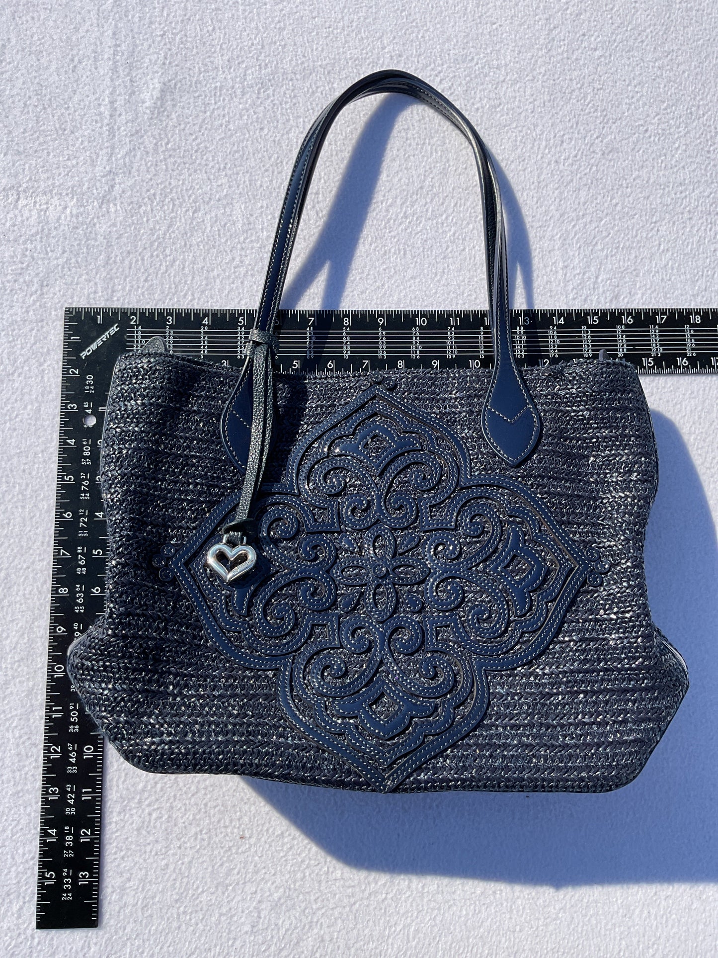 Handbag By Brighton In Navy, Size:Medium