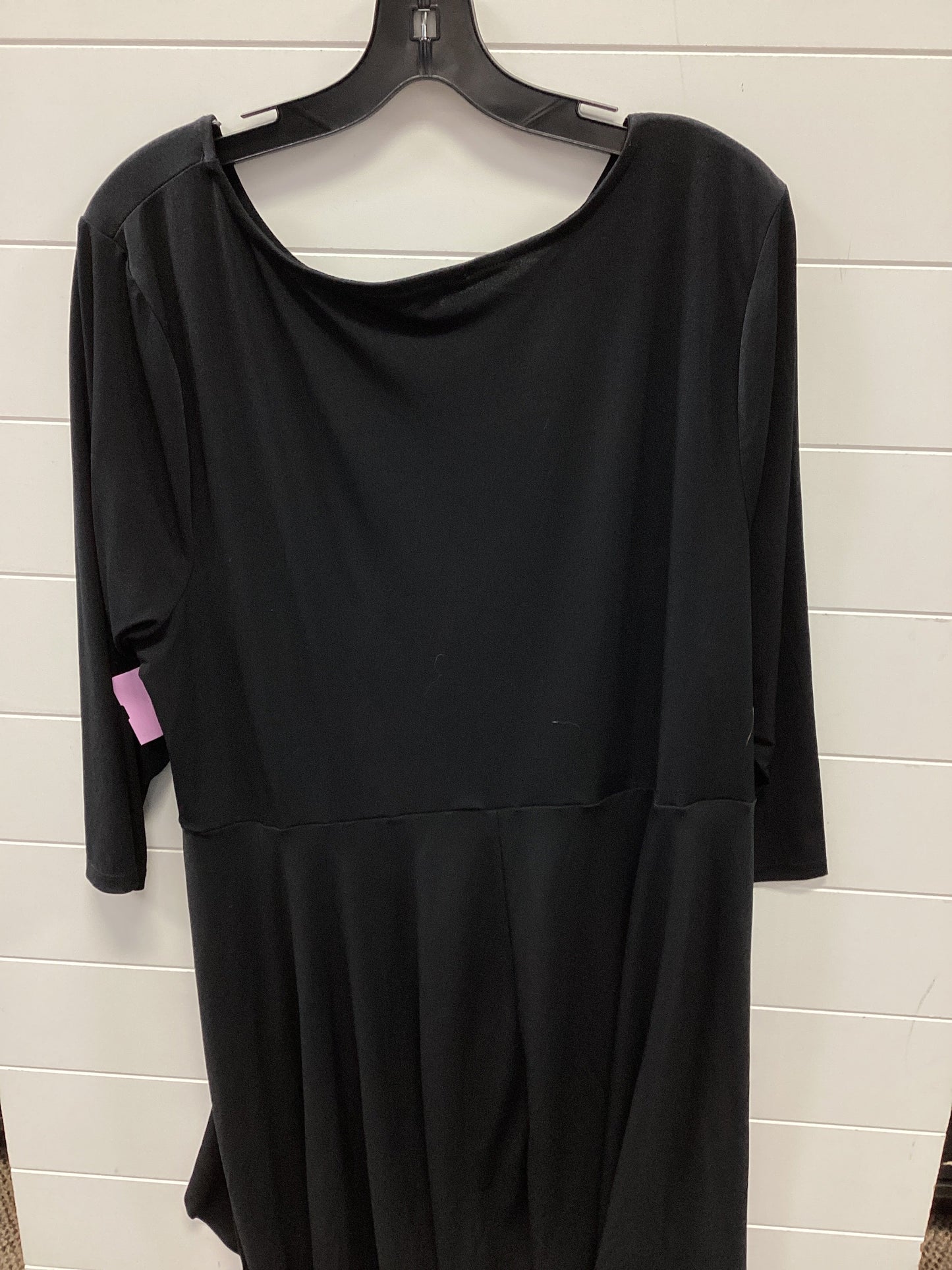 Tunic Ls By Lane Bryant In Black, Size:1X