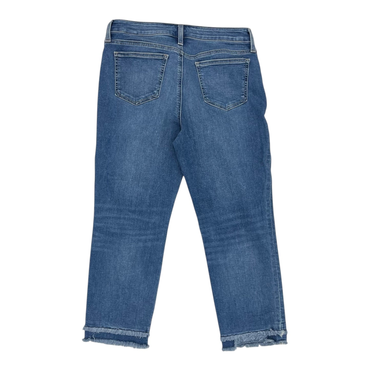 Jeans Cropped By Chicos In Blue Denim, Size:6