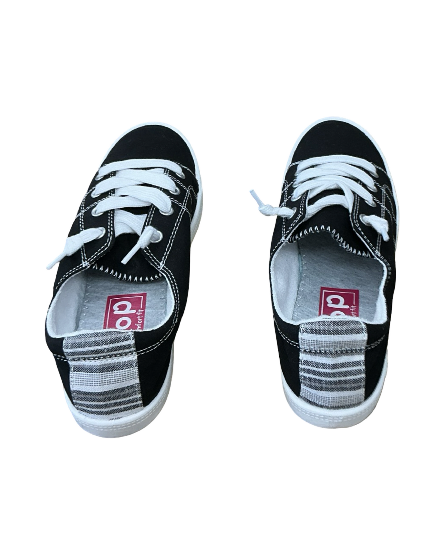 Shoes Sneakers By Clothes Mentor In Black, Size:7.5