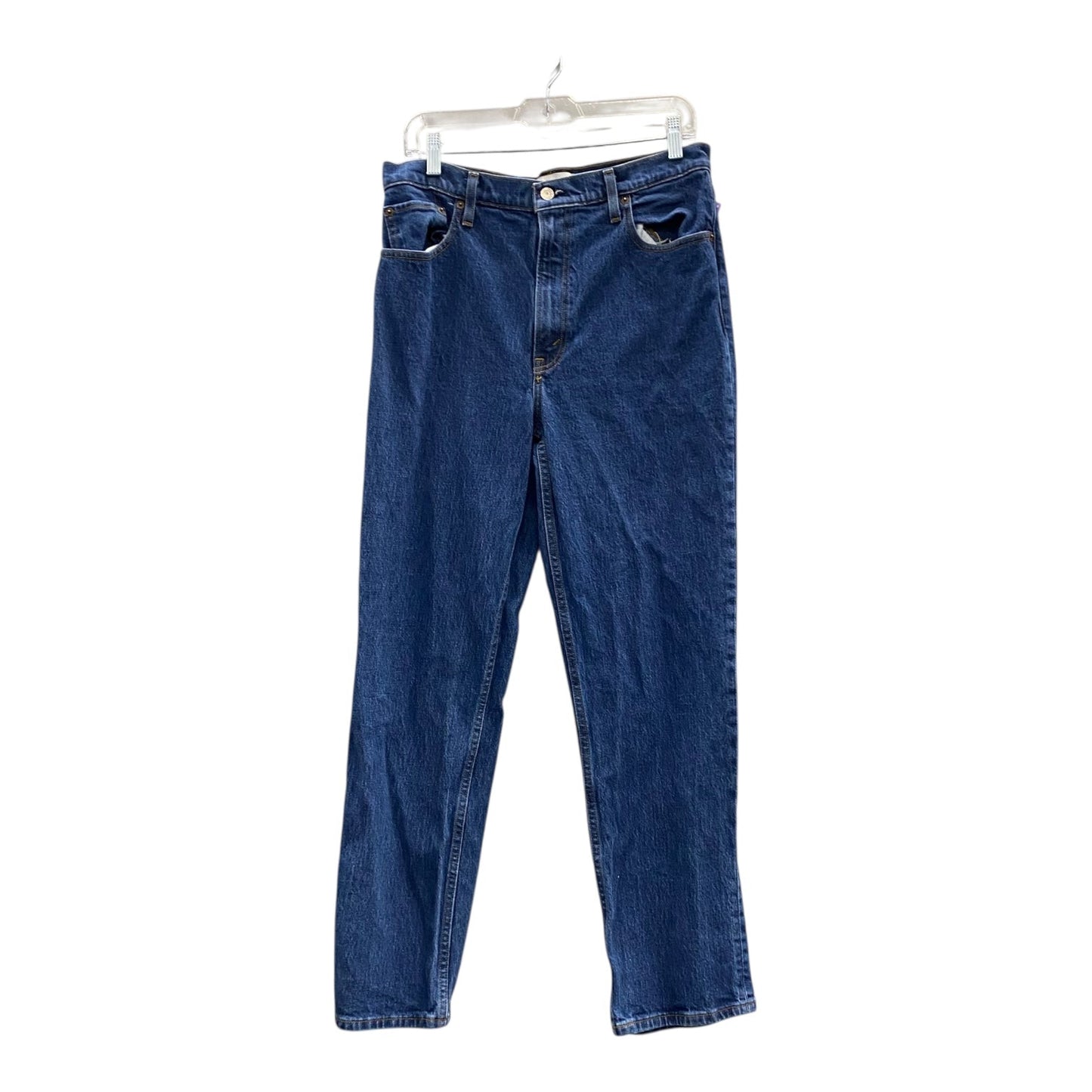 Jeans Straight By Abercrombie And Fitch In Blue, Size:10