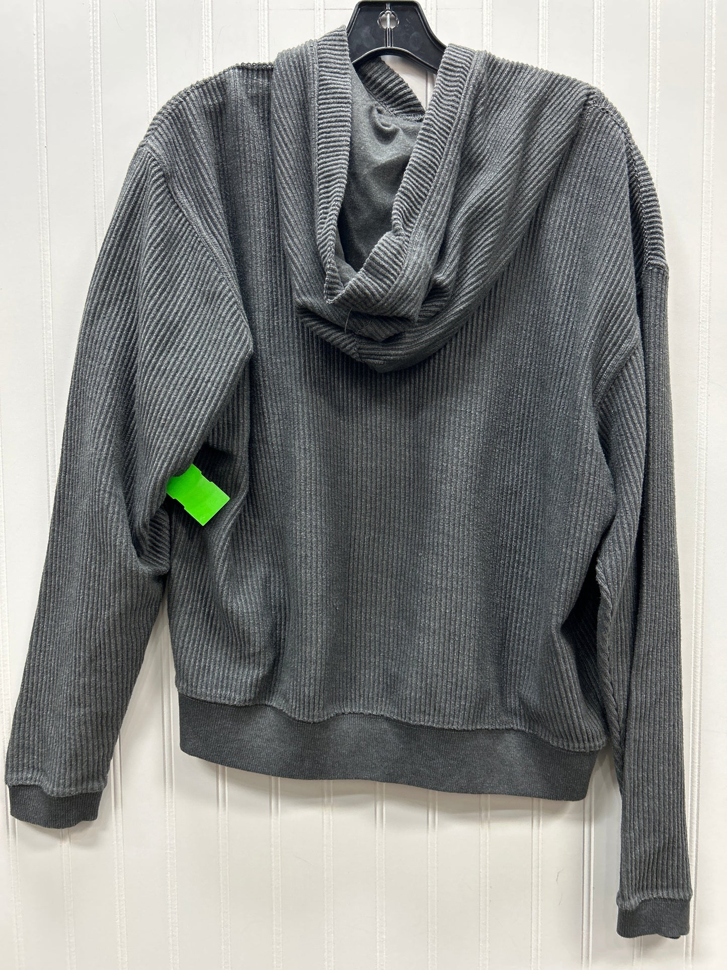 Athletic Sweatshirt Hoodie By Champion In Grey, Size:S