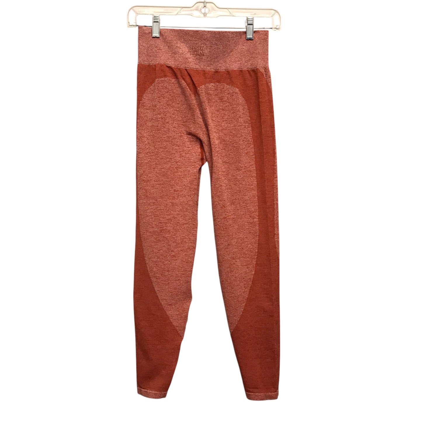 Athletic Leggings By Pink In Orange, Size:M