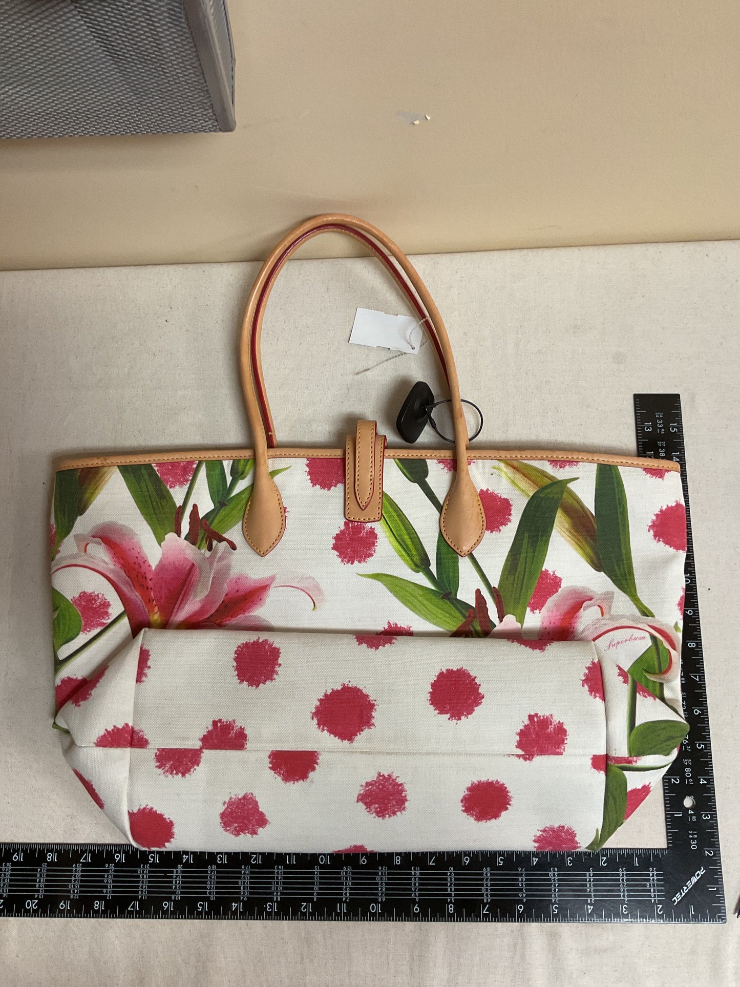 Tote Designer By Dooney And Bourke In Floral Print, Size:Large