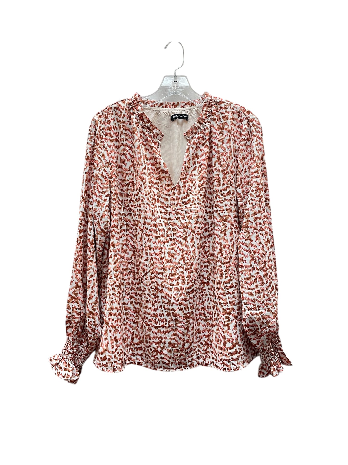 Blouse Ls By MASCOMODA In Animal Print, Size:L