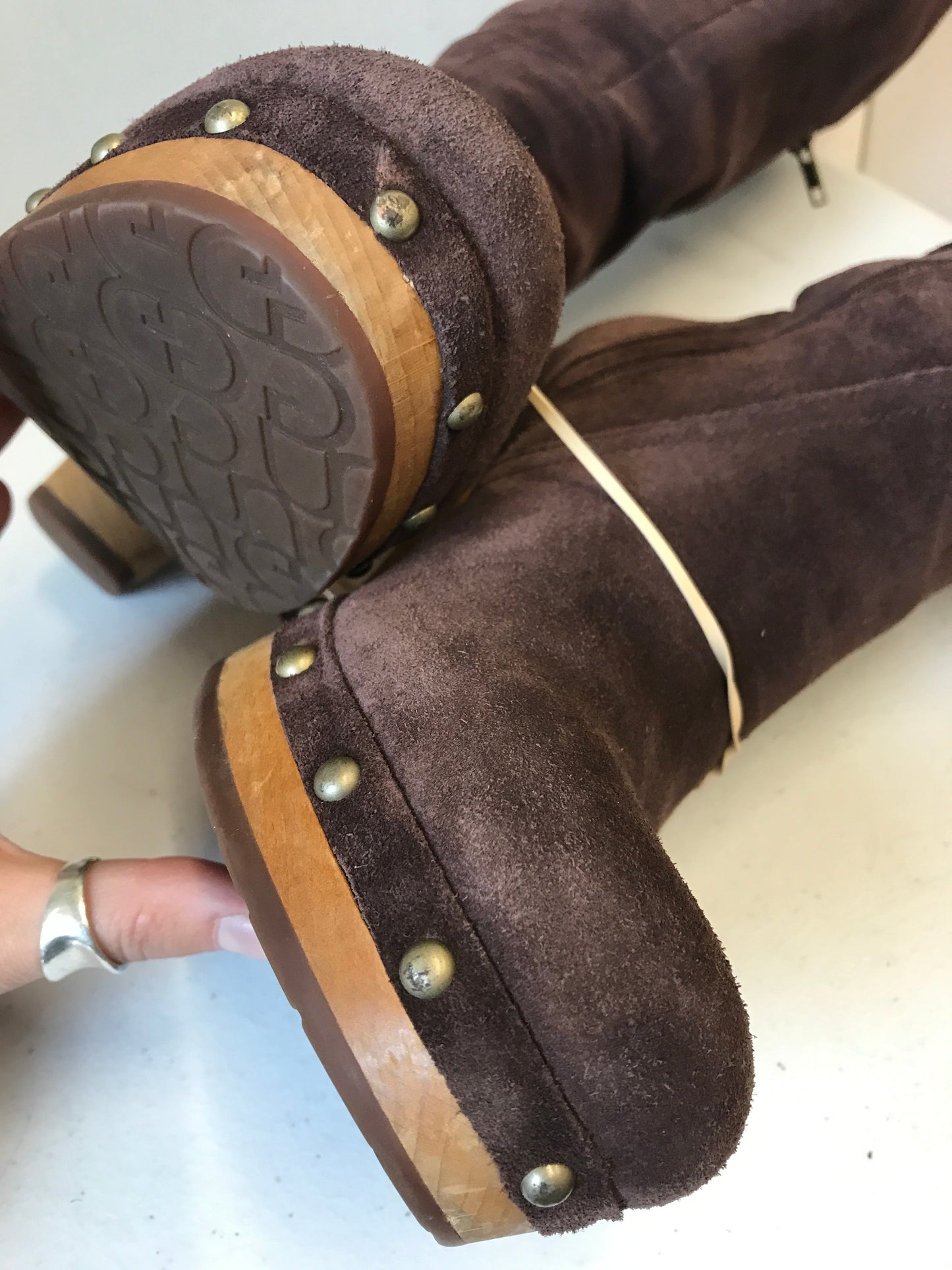 Boots Designer By Ugg In Brown, Size:8