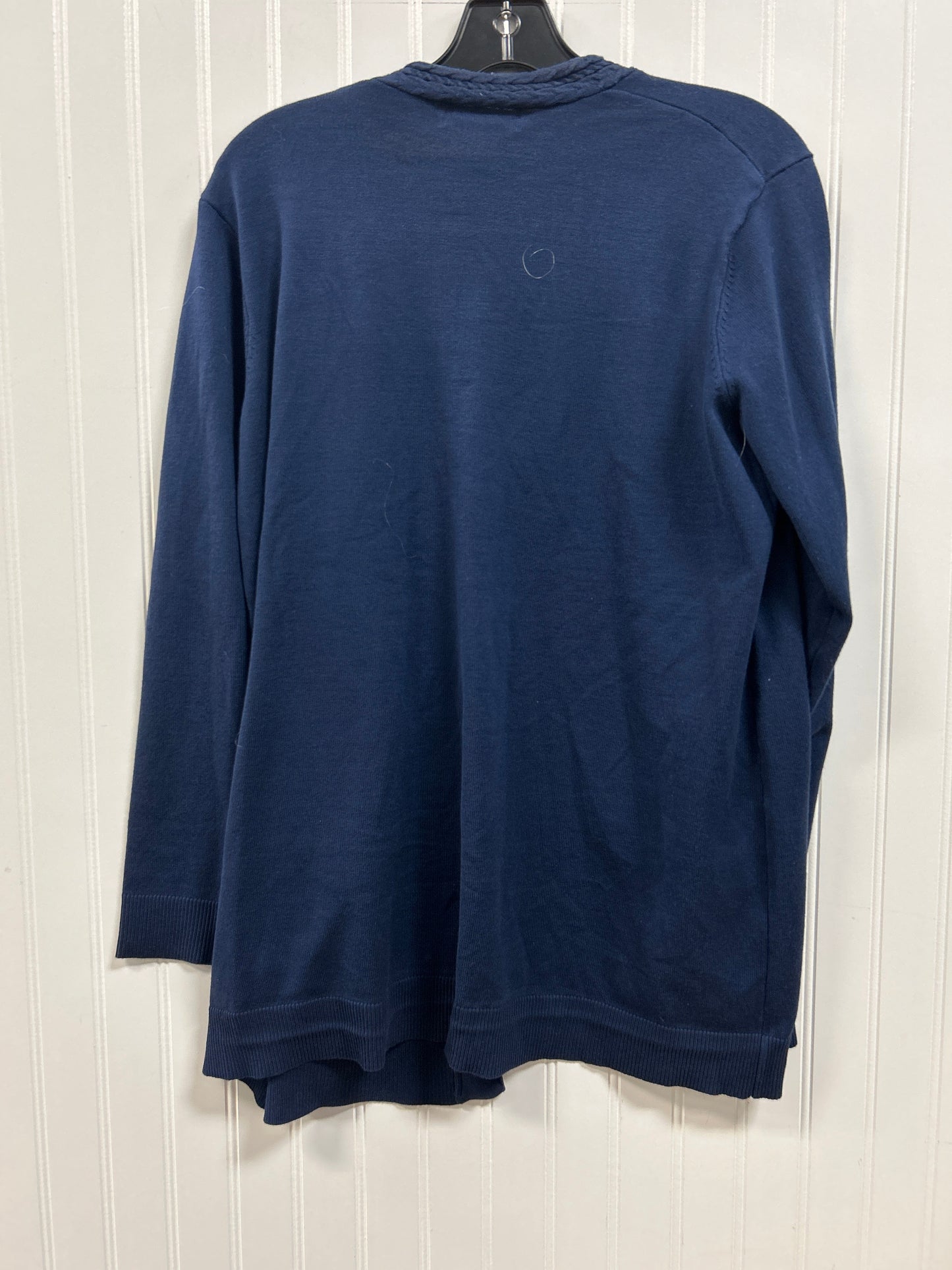 Cardigan By Melissa Paige In Blue, Size:Xl