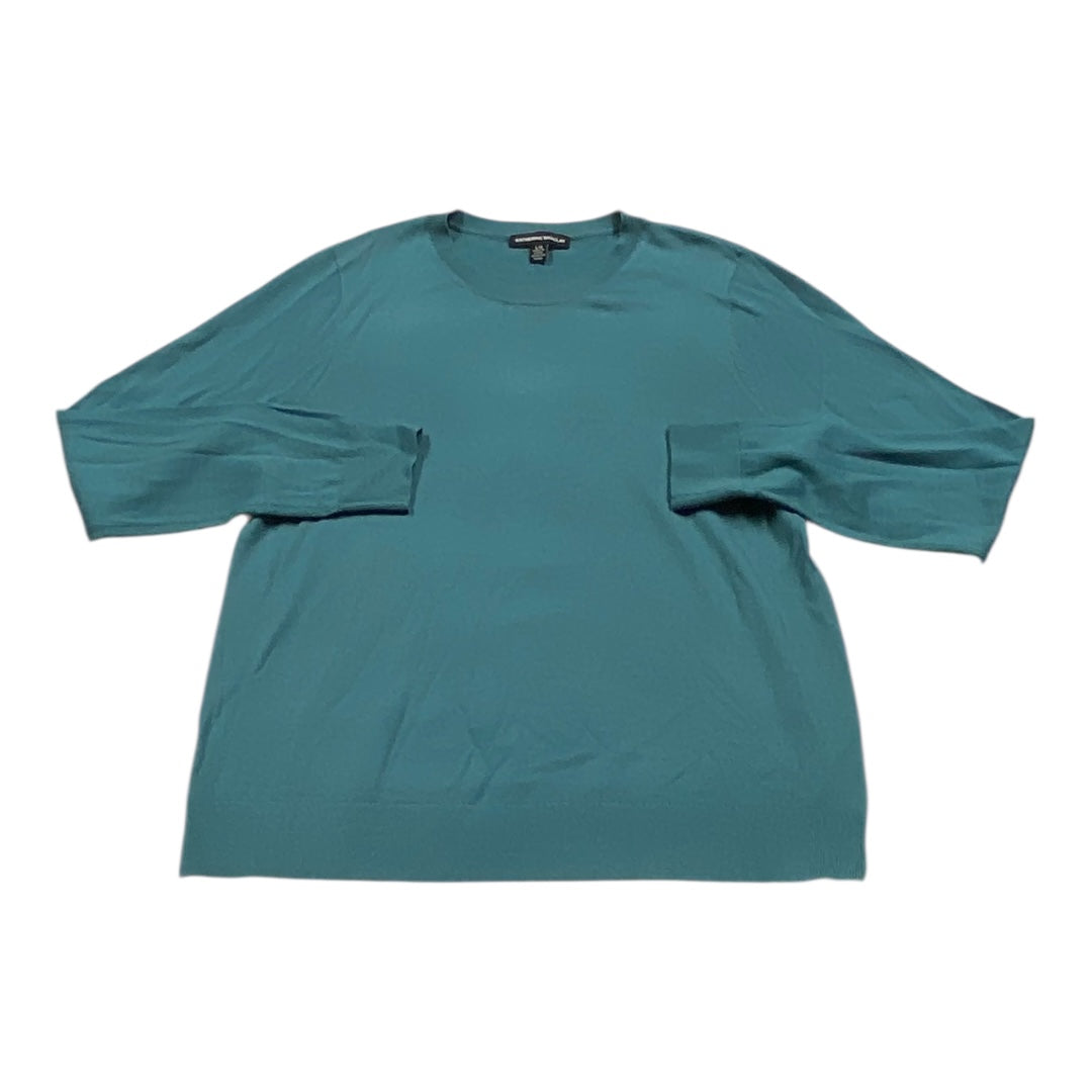 Sweater By Katherine Barclay In Teal, Size:L