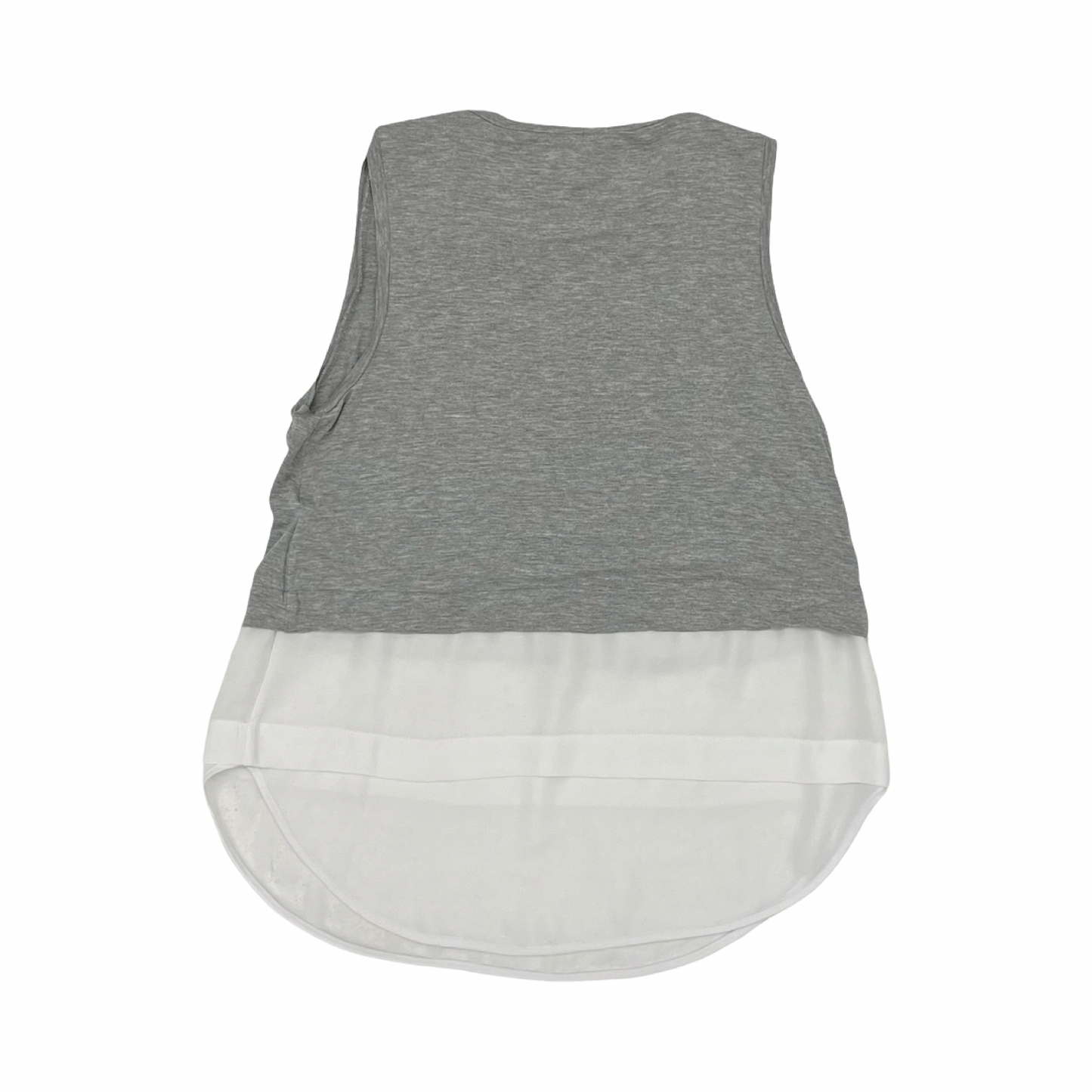 Top Sleeveless Designer By Michael Kors In Grey & White, Size:M