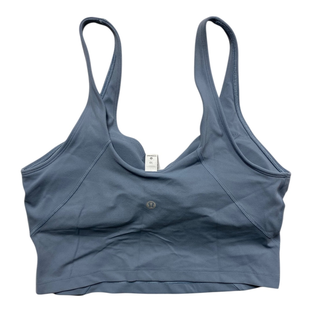 Athletic Bra By Lululemon In Blue, Size:10