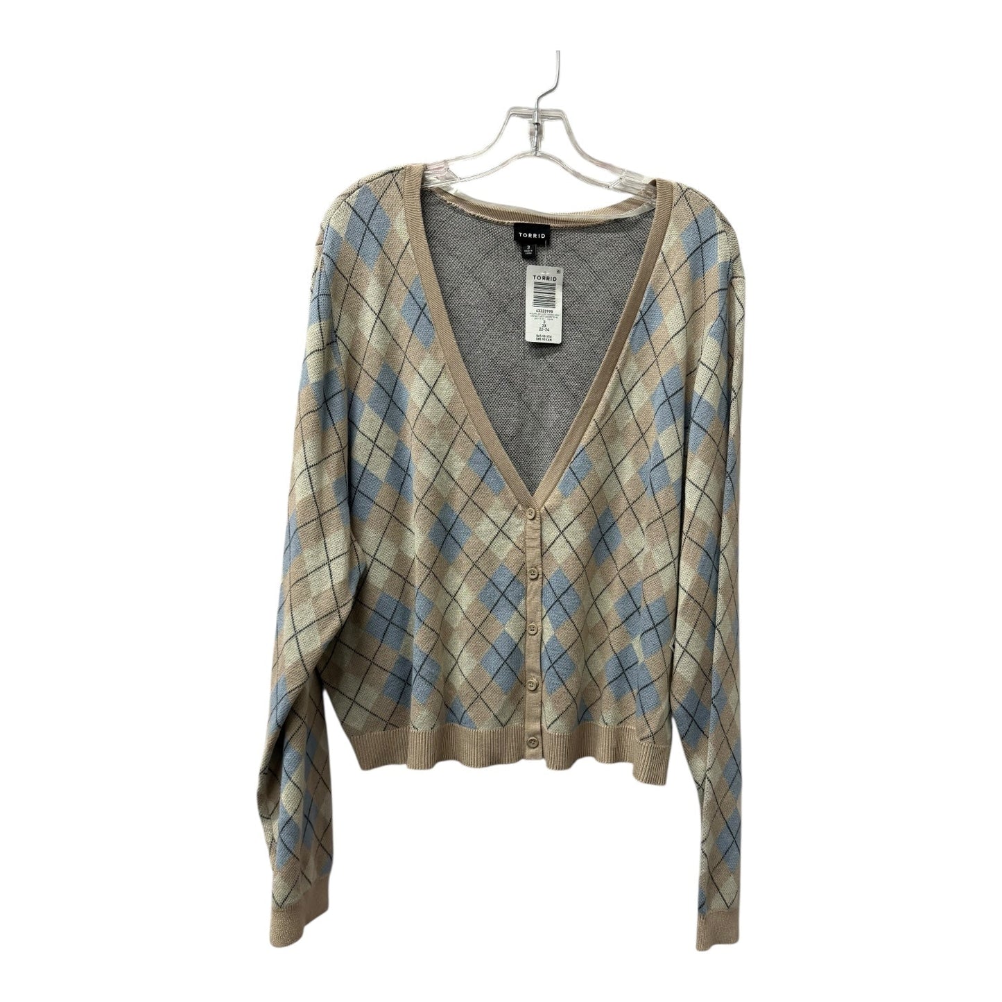 Sweater Cardigan By Torrid In Brown, Size:3X