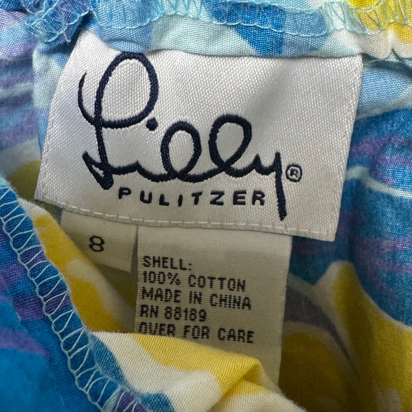 Belted Skirt Designer By Lilly Pulitzer In Floral Print, Size: 8