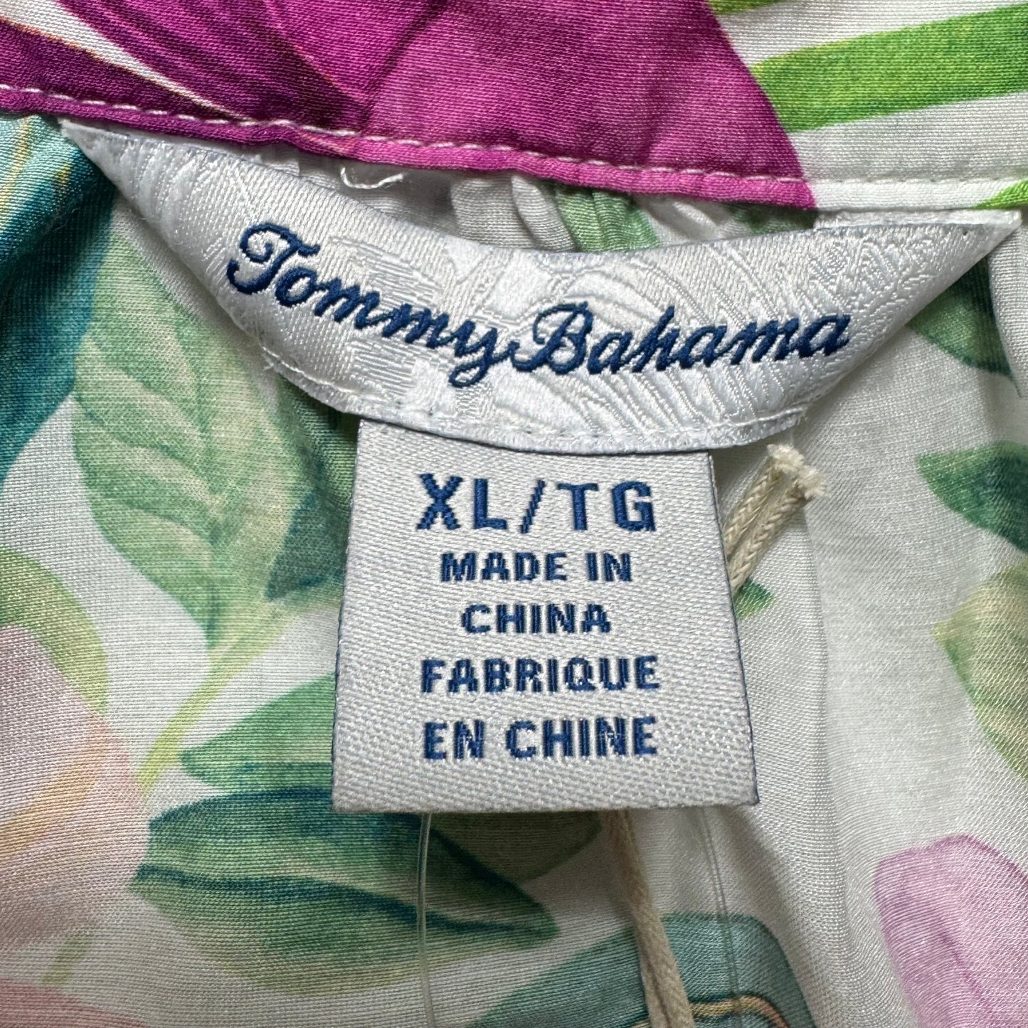 Top Long Sleeve By Tommy Bahama In Tropical Print, Size: Xl