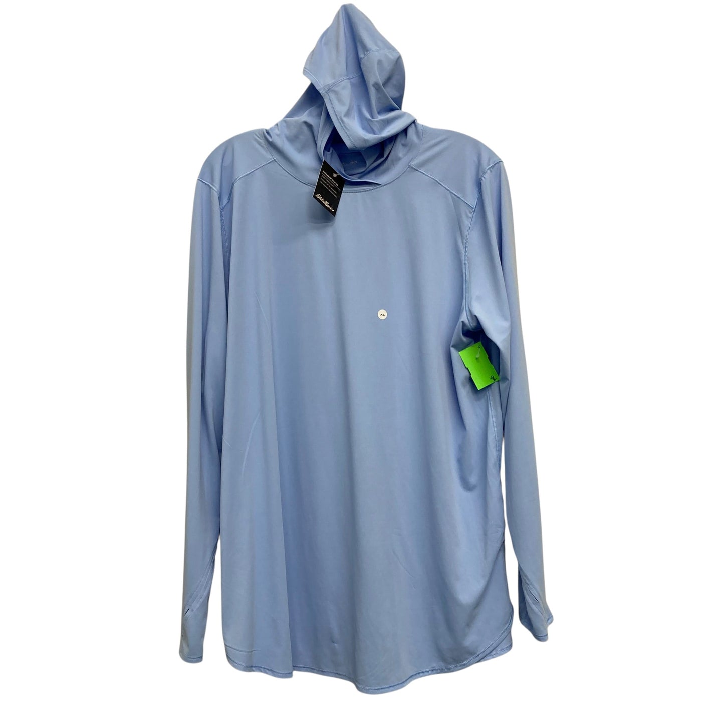 Athletic Top Ls Hoodie By Eddie Bauer In Blue, Size:Xl