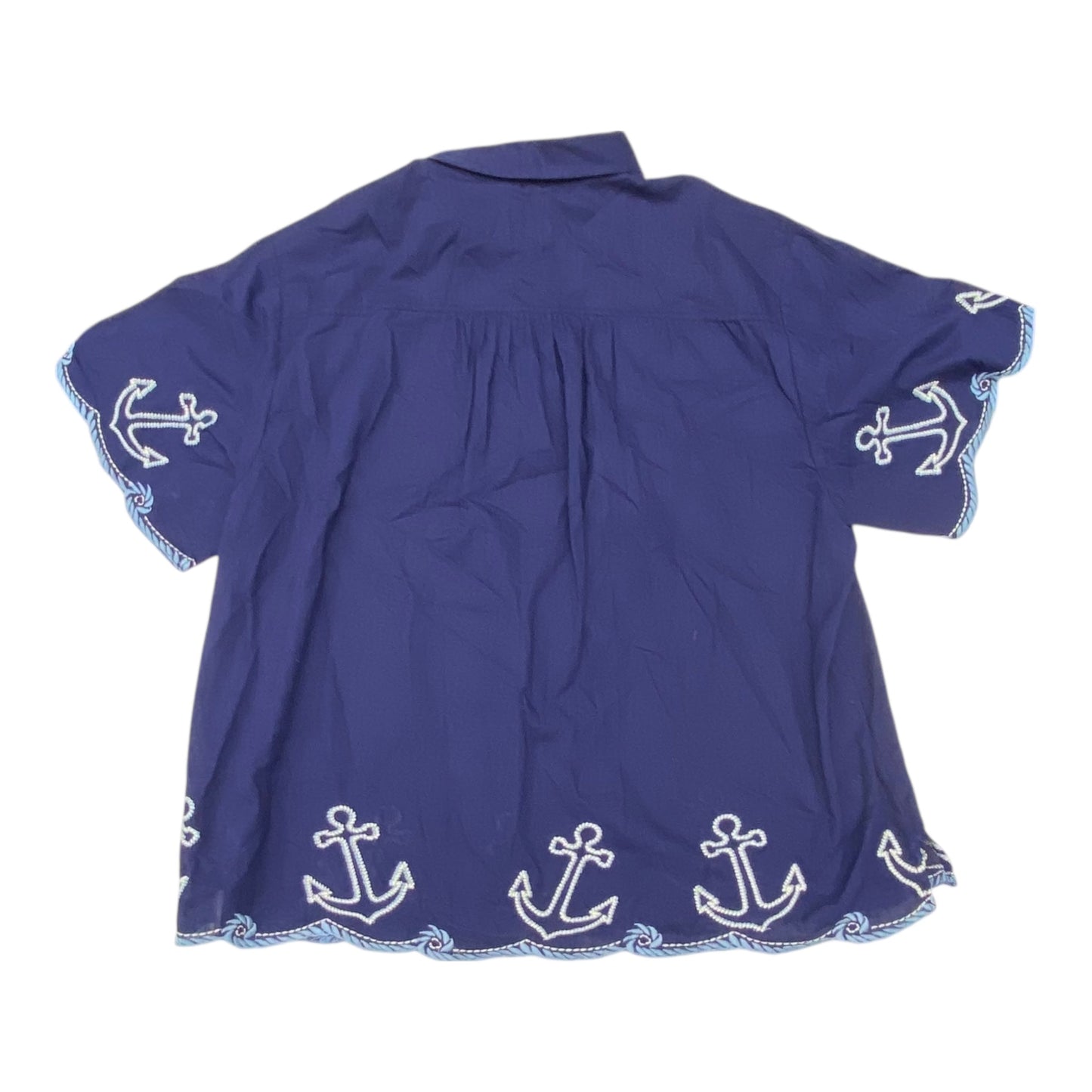 Top Ss By Maeve In Blue, Size:Xl