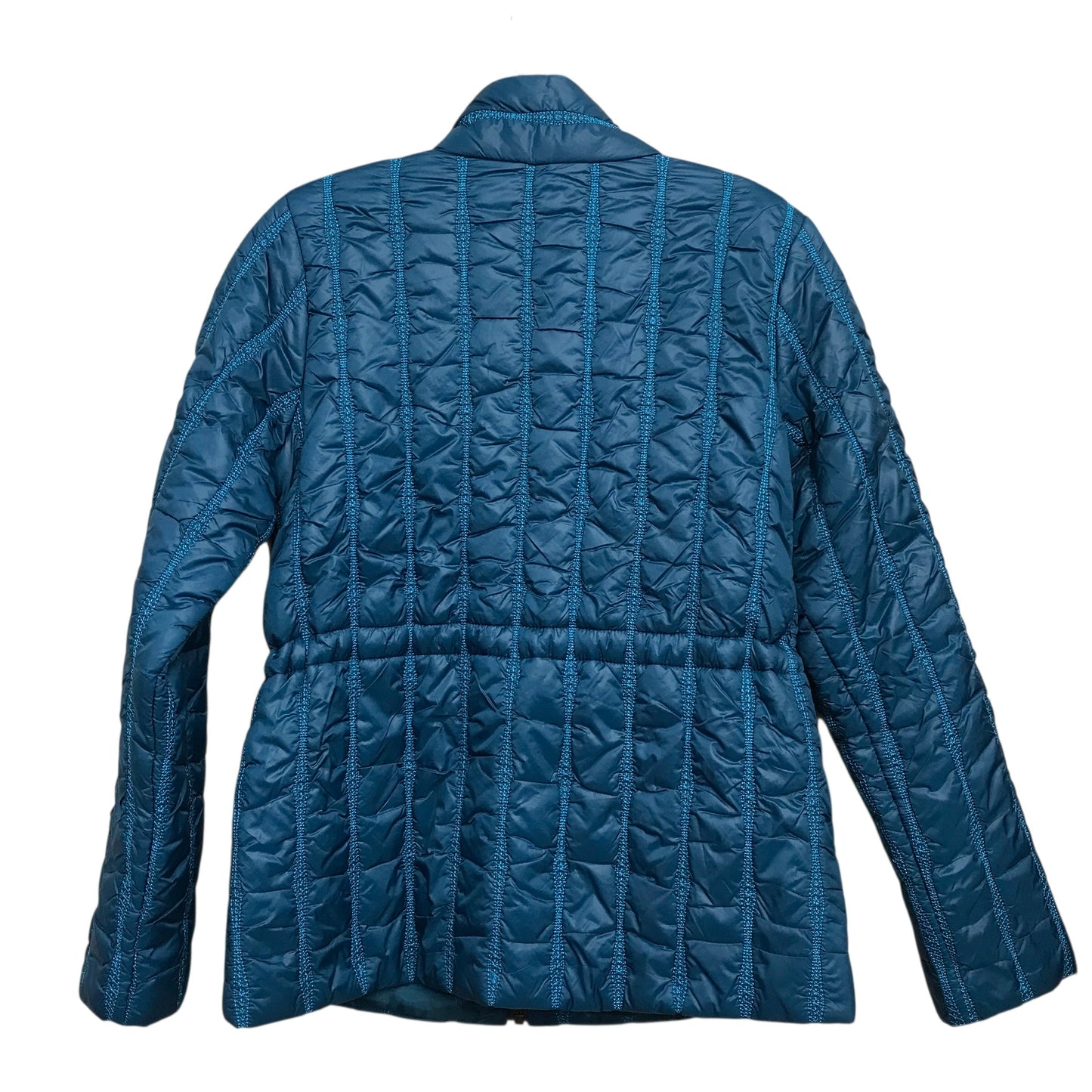 Jacket Puffer & Quilted By Cabi In Blue, Size:S