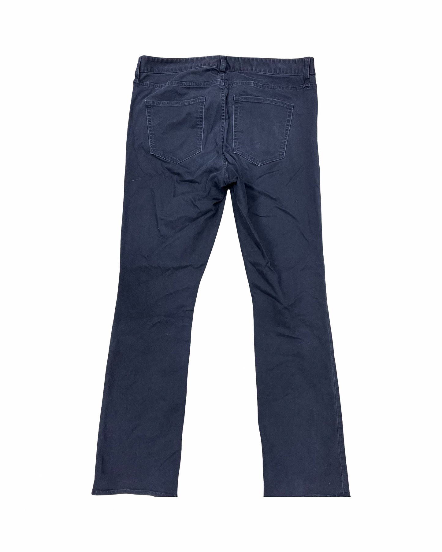 Jeans Boot Cut By Gap In Black Denim, Size:12