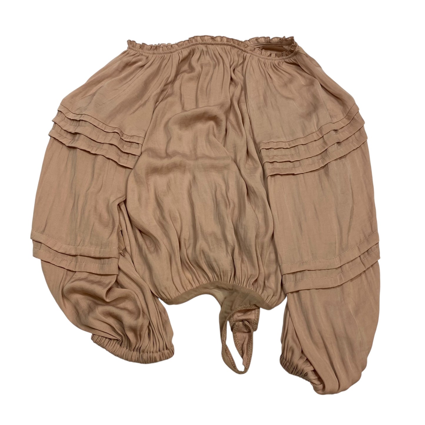 Bodysuit By Free People In Tan, Size:Xs