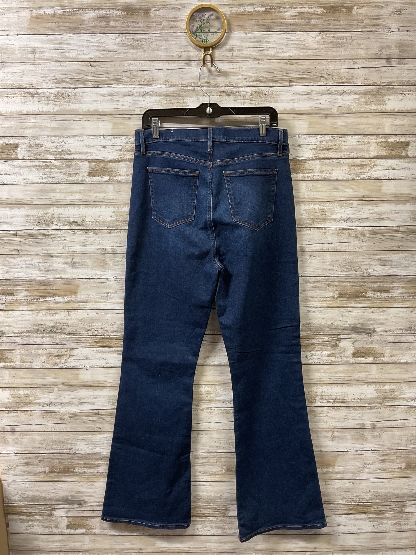 Jeans Flared By Loft In Blue, Size:10