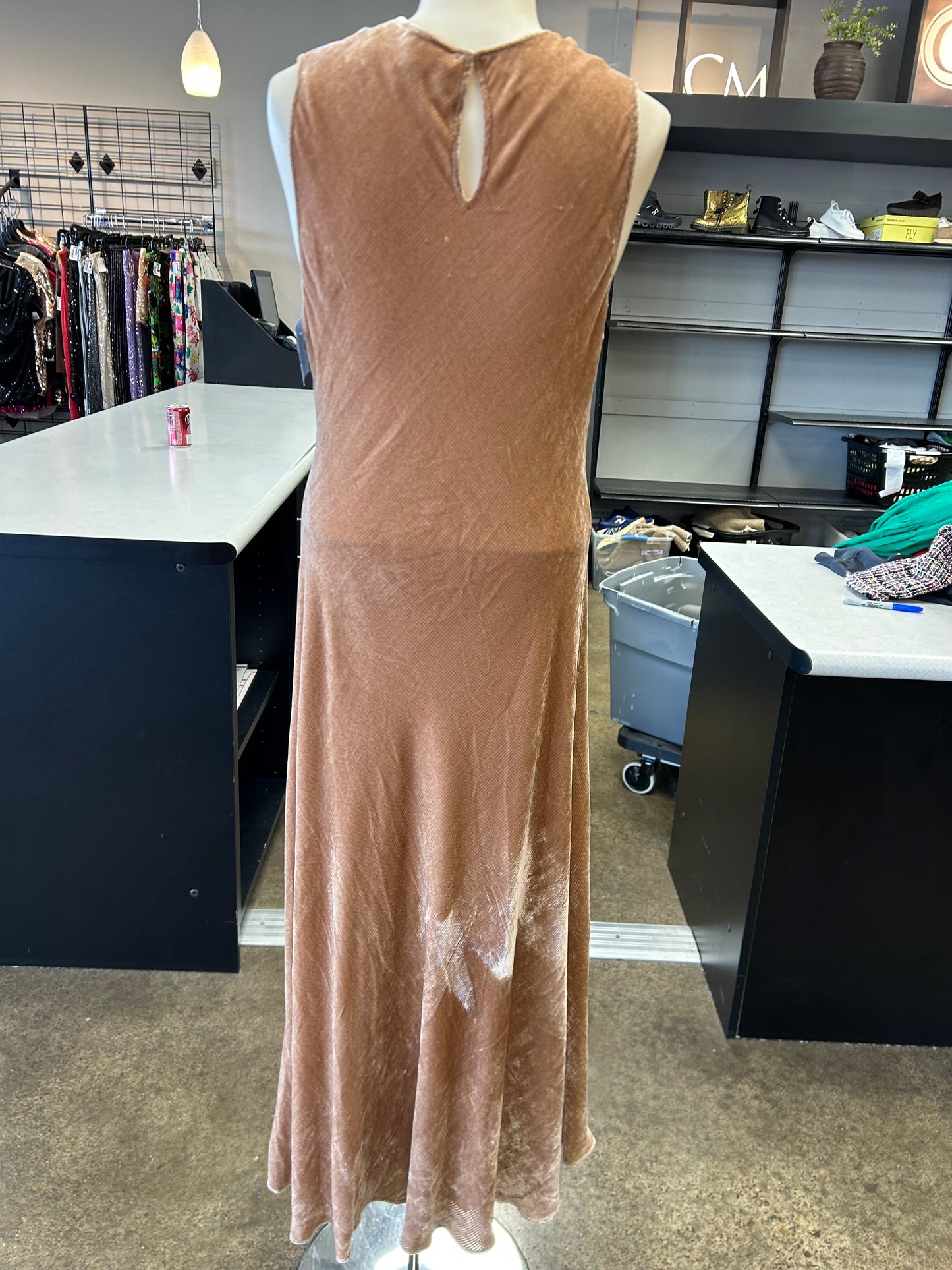Dress Casual Maxi By Cma In Tan, Size:10