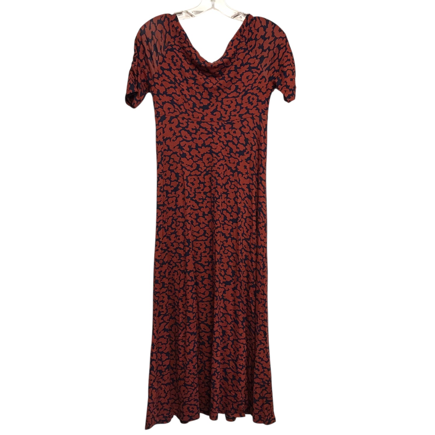 Dress Casual Midi By Boden In Blue & Red, Size:Xs