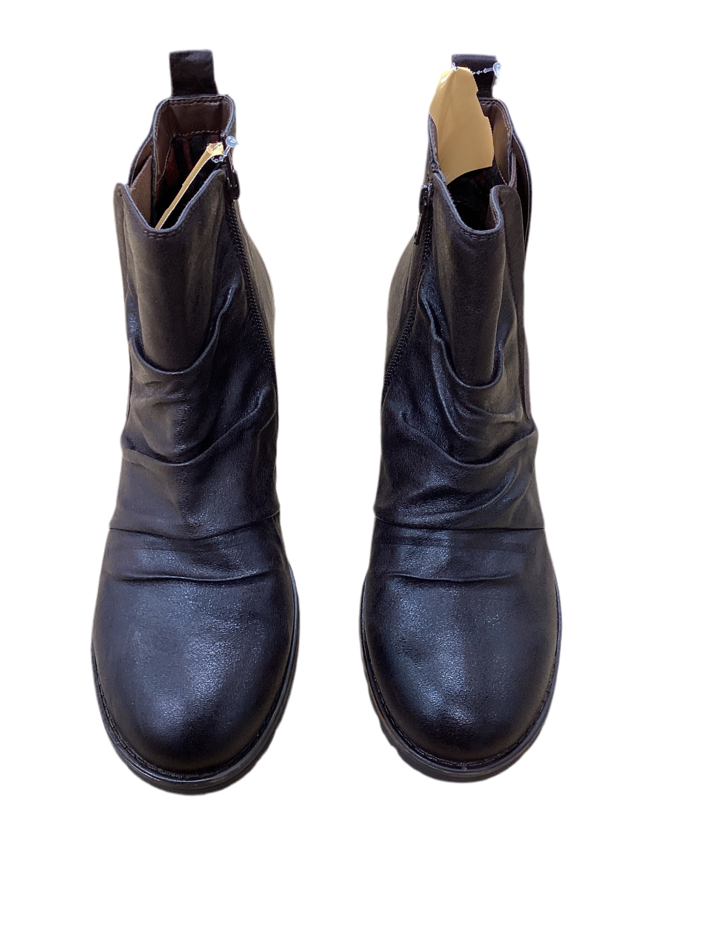Boots Ankle Heels By Bare Traps In Brown, Size:11