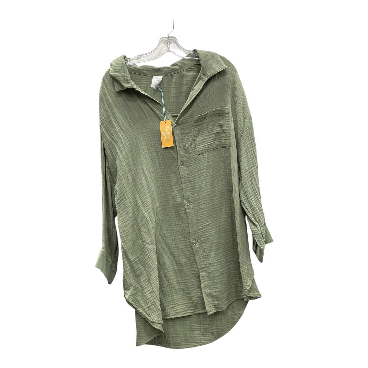 Top Ls By Kona Sol In Green, Size:L