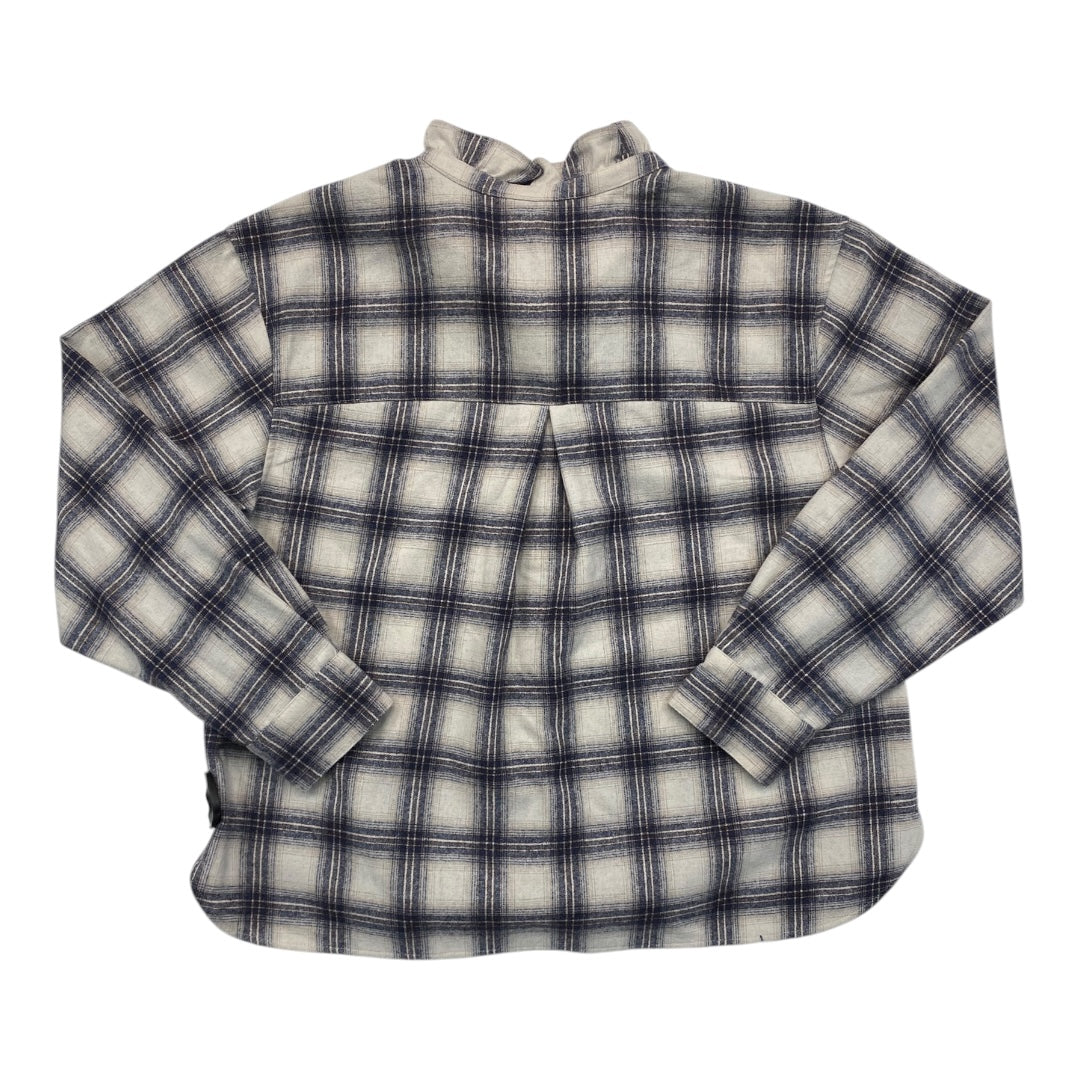 Top Ls By Banana Republic In Plaid Pattern, Size:L