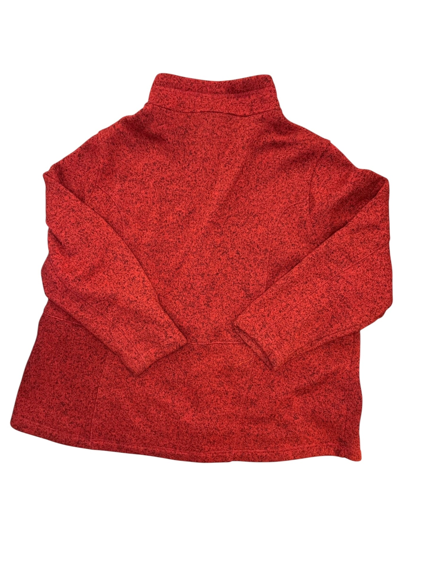 Jacket Fleece By Lands End In Red, Size:3X