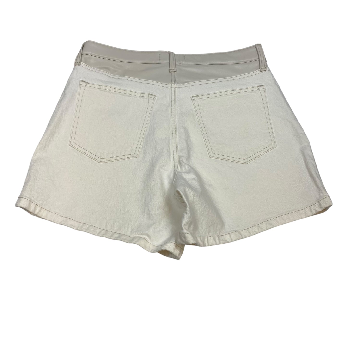 Shorts By Abercrombie And Fitch In White Denim, Size:12