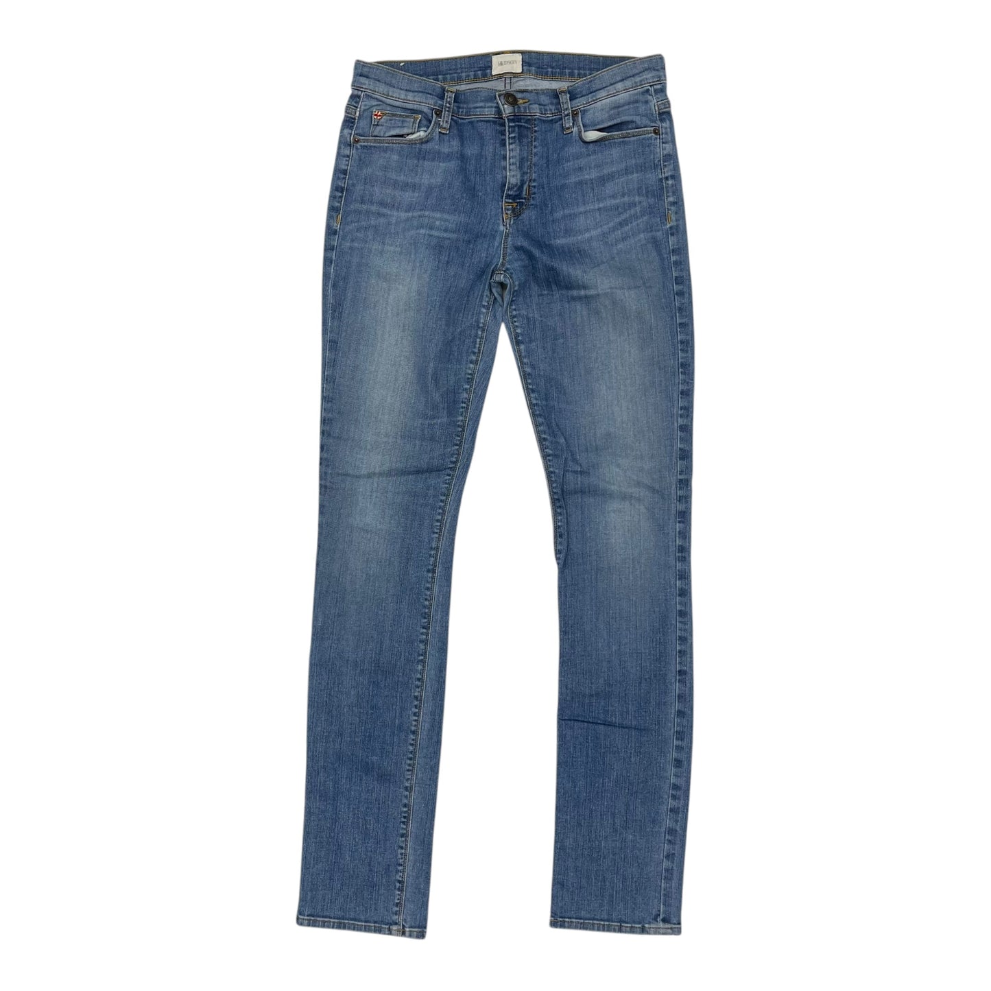 Jeans Skinny By Hudson In Blue Denim, Size:6