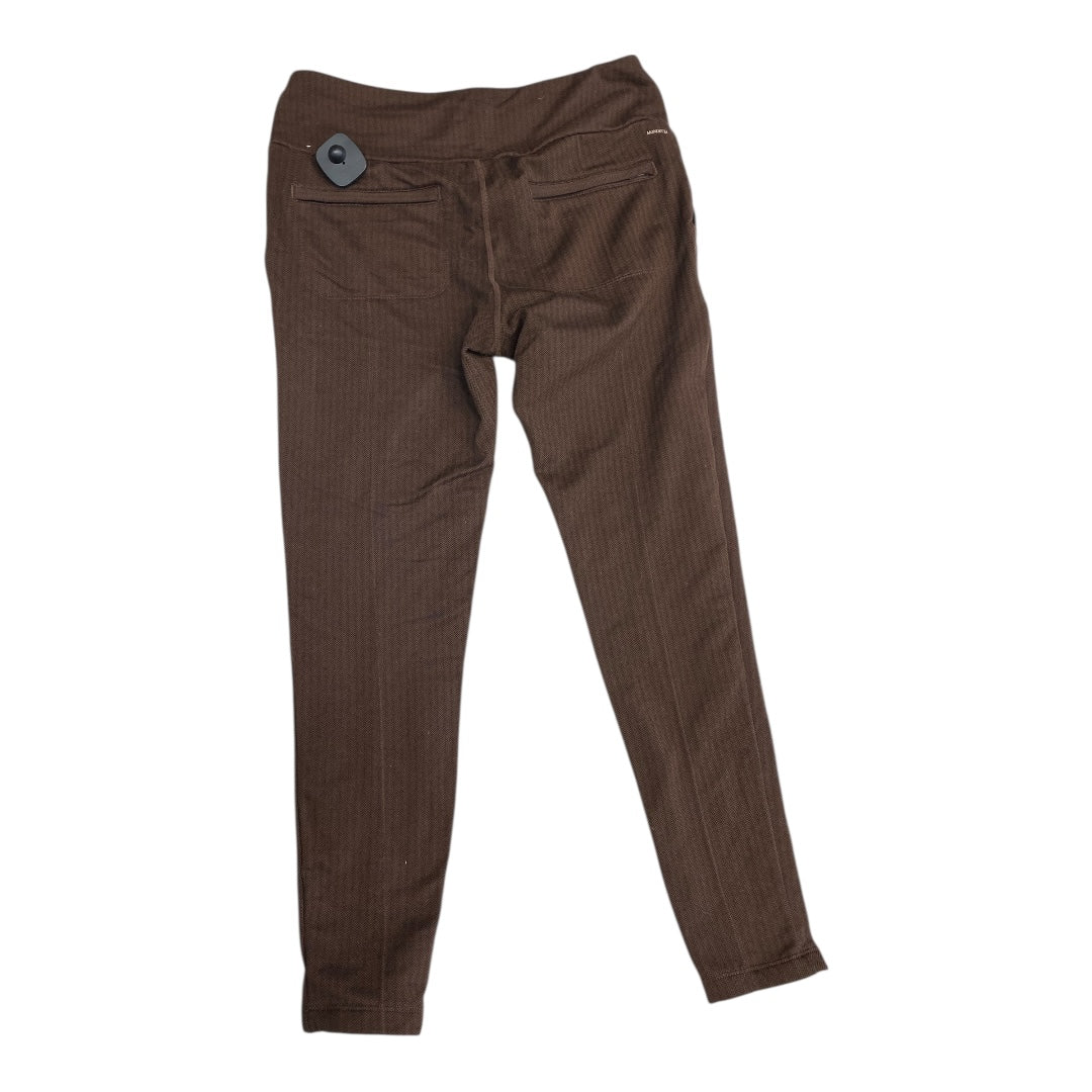Athletic Leggings By Mondetta In Brown, Size:L