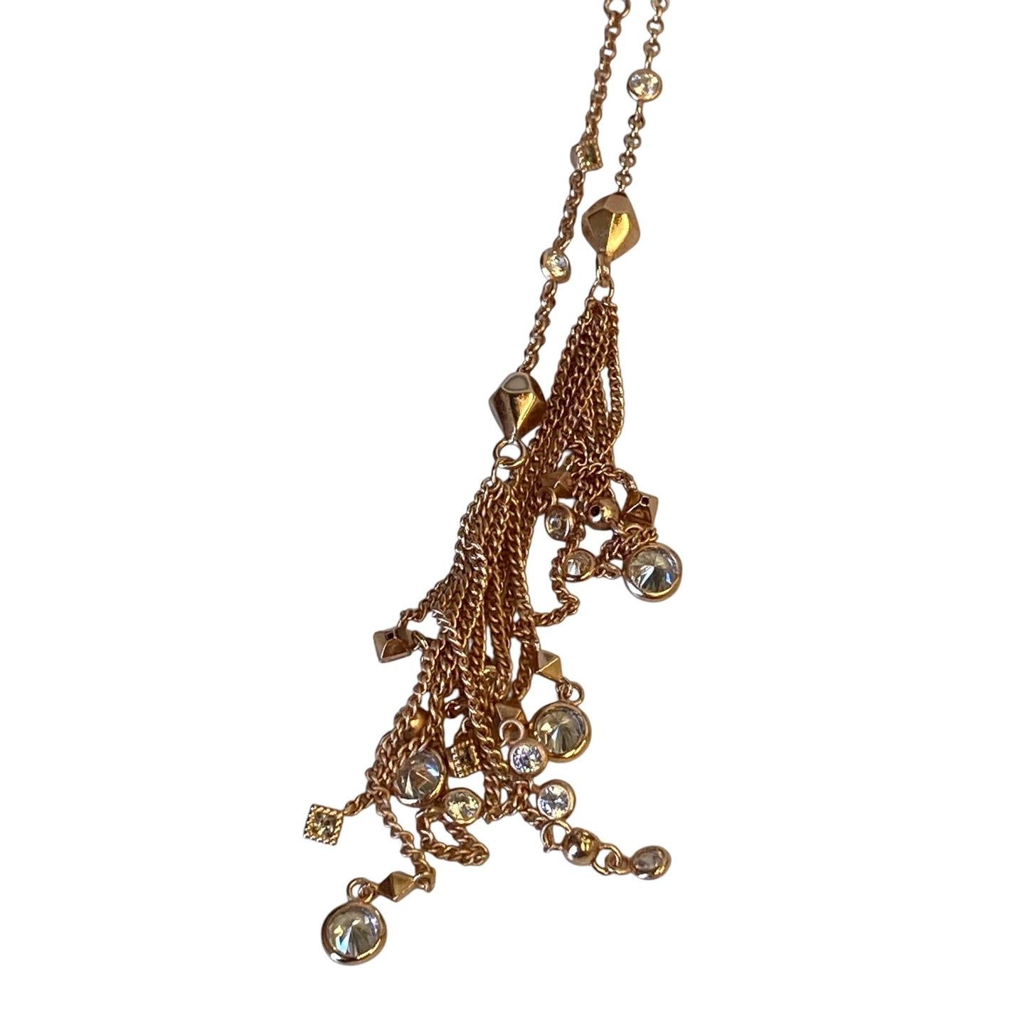 Necklace Lariat & Y-Drop By Kendra Scott In Rose Gold