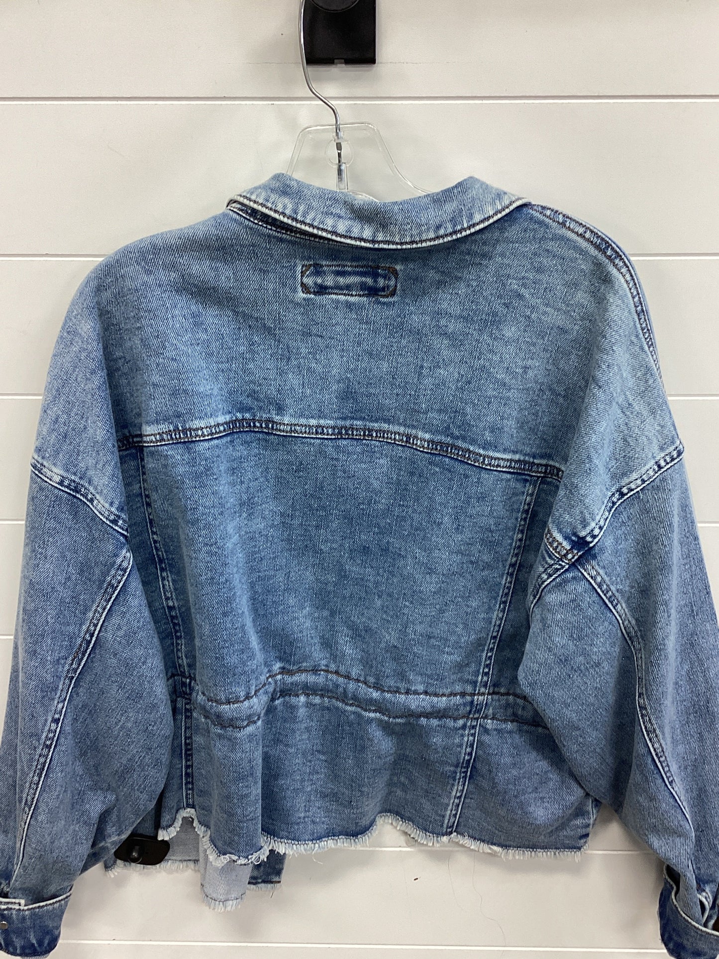 Jacket Denim By Maurices In Blue Denim, Size:1X