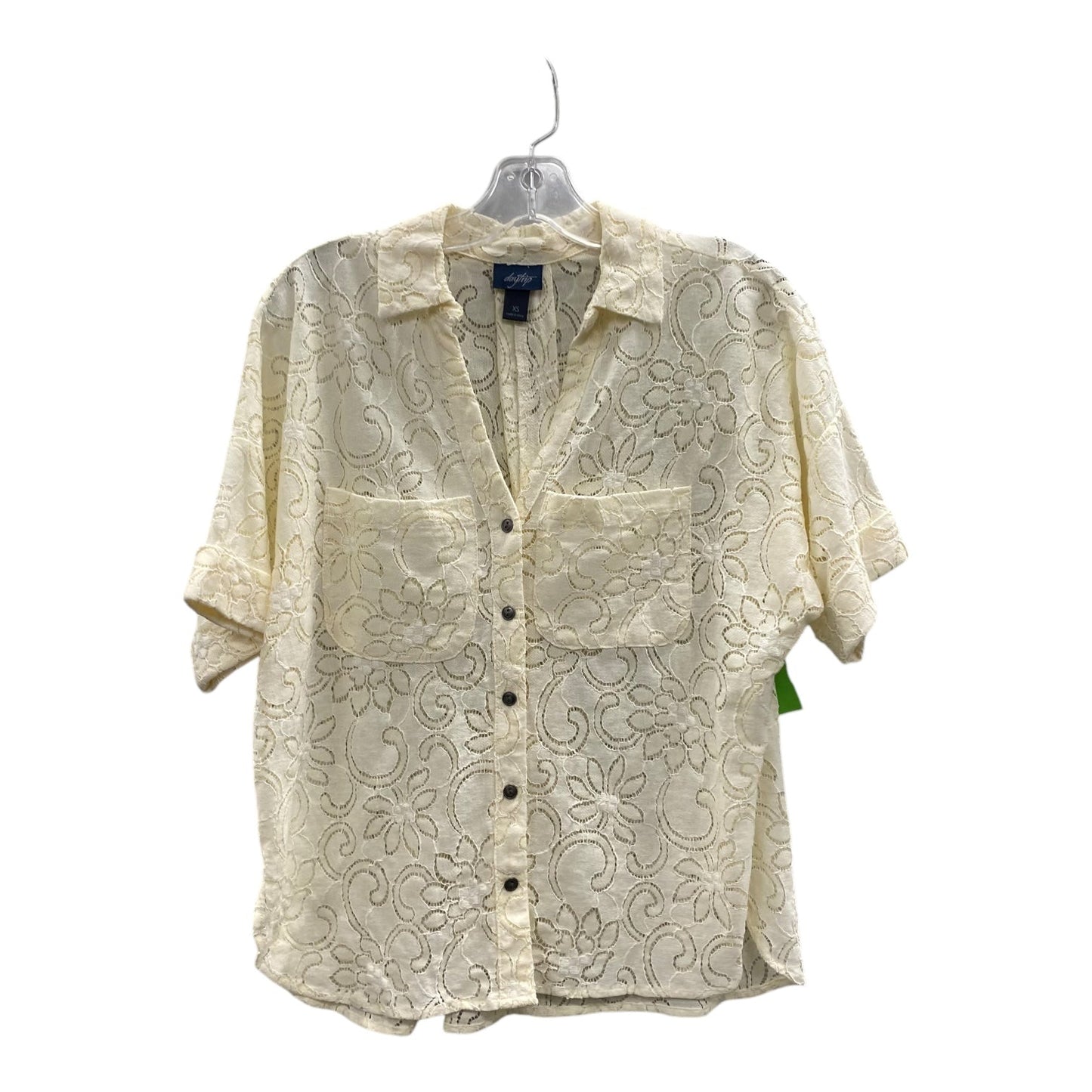 Top Ss By Daytrip In Ivory, Size:Xs