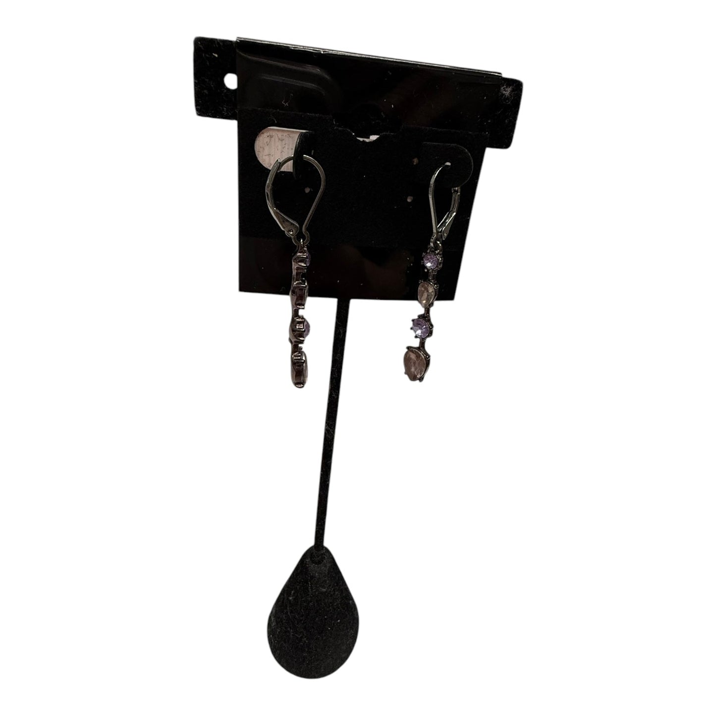 Earrings Dangle/Drop In Purple