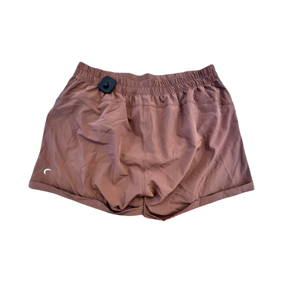 Athletic Shorts By Zyia In Brown, Size:Xl