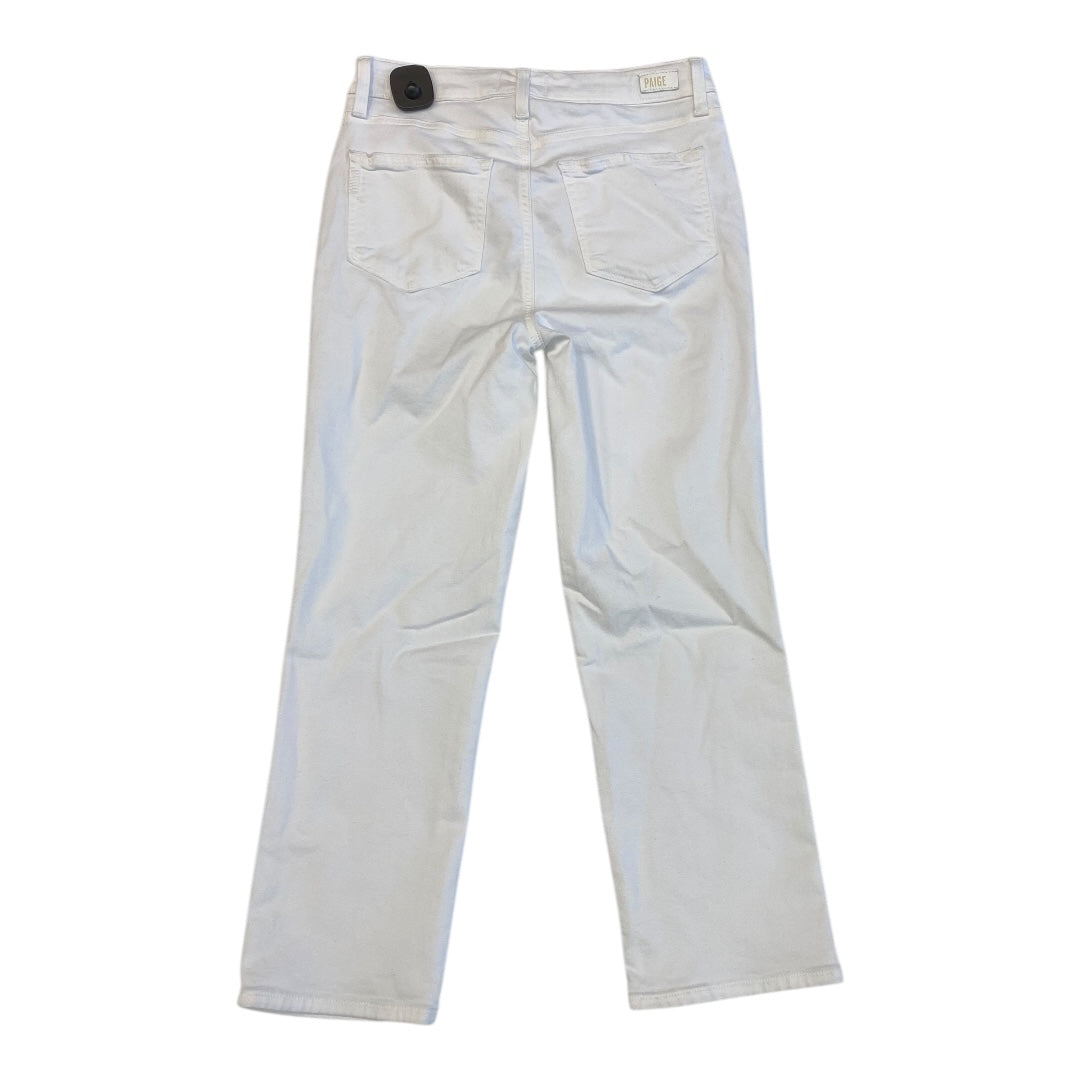 Jeans Skinny By Paige In White, Size:6