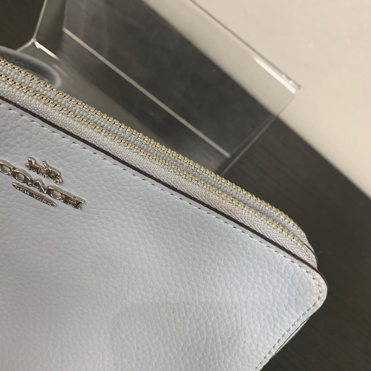 Wristlet Designer By Coach In Grey, Size:Medium
