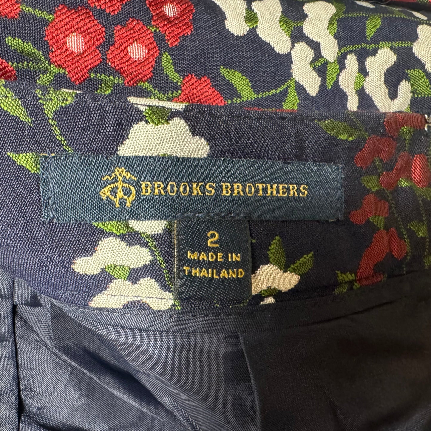 Skirt Mini & Short By Brooks Brothers In Floral Print, Size: 2