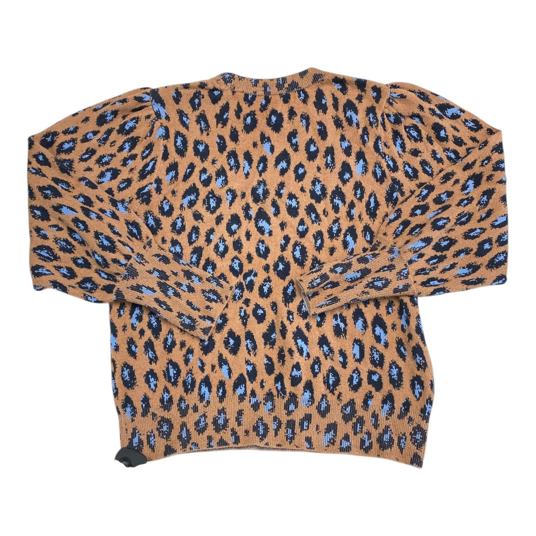 Sweater By Ann Taylor In Animal Print, Size:Xl